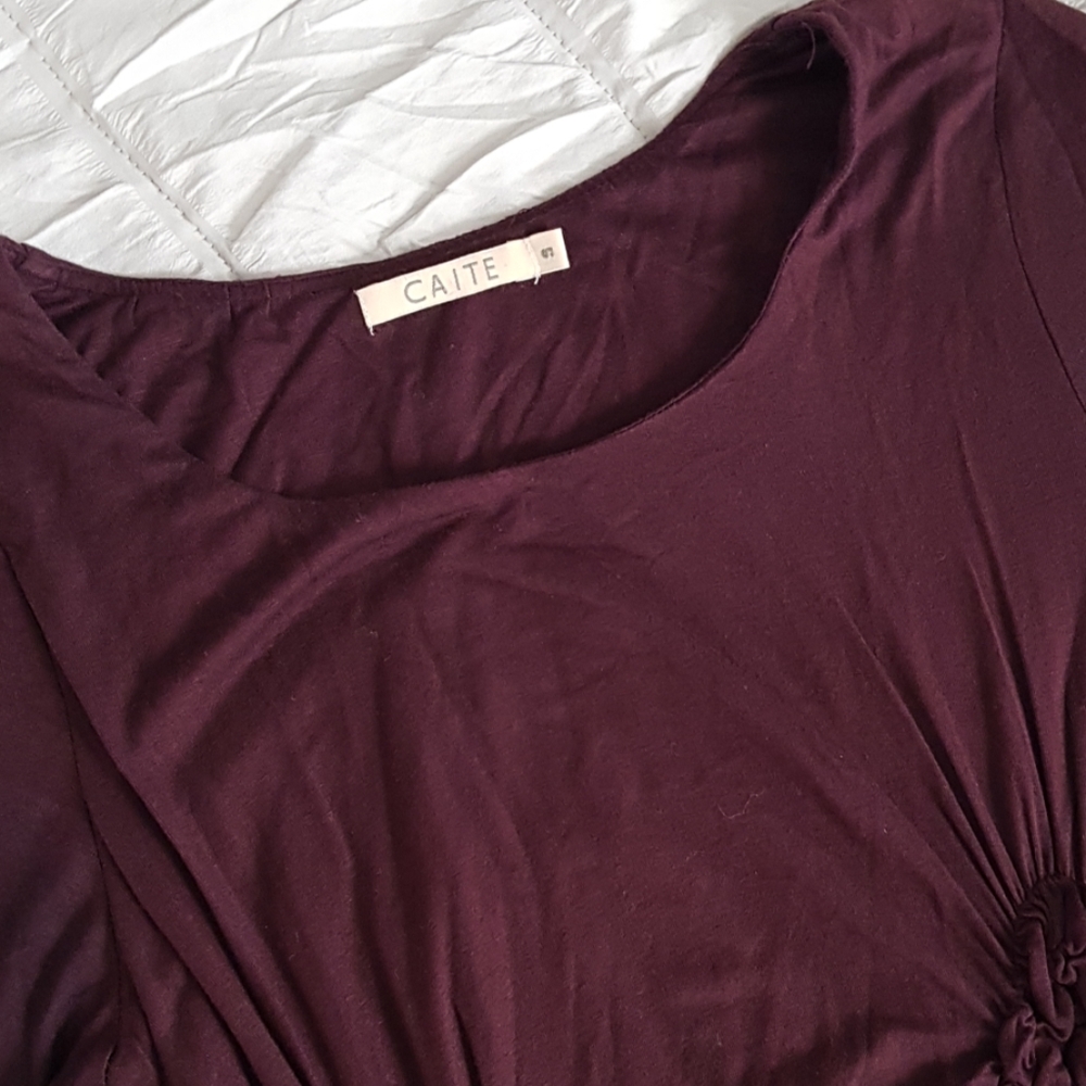 Anthropologie Caite gathered tunic dress, Small - Picture 2 of 7